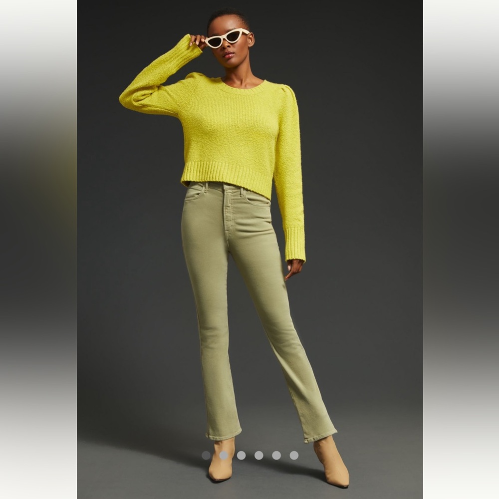 Mother Smokin Double Ankle High Rise Jeans